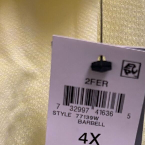 ID Ideology Women's Plus Size Rapidry V-Neck Performance T-Shirt barbell 4X - Picture 5 of 7